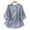 Blue, variant on MOJOGO Women's Cotton Linen Shirts Loose Embroidered Blouse Lantern Sleeve A Line Tops Summer Going Out OutShapes White M