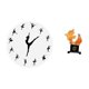 thumbnail image 5 of Reloj de pared,Reloj de pared con bailarina,reloj decorativo colgante.,Relojes de pared silenciosos Reloj decorativo de tiempo silencioso,Escultura de pez,Escultura de pez,decoración del, 5 of 8
