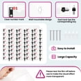 thumbnail image 2 of Acrylic Cellphone Storage Box for Classroom with Door Locks and Keys , Wall-Mounted Cell Phone Storage Cabinet for School Factory Office,40 Slots, 2 of 7