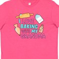 thumbnail image 4 of Inktastic I Love Baking with My Grandma Youth T-Shirt, 4 of 5
