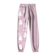 thumbnail image 7 of felwors Ladies Halloween Printed Jogger Sweatpants - Soft Fabric, Loose Fit with Adjustable Waistband & Drawstring for All-Day Comfort Purple, S, 7 of 7