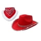 thumbnail image 3 of Sombrero de vaquero de Navidad, sombrero de de Navidad, novedad suave para mujeres y hombres con pañuelo, sombrero de Papá Noel para regalo de Estilo B Fernando Sombrero de vaquero, 3 of 8