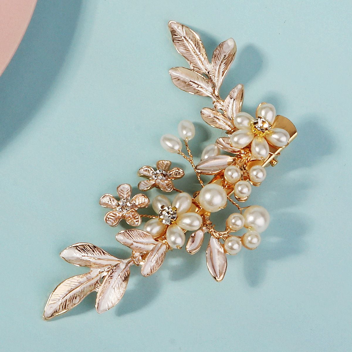 EKE Women’s Hair Clip Vintage Retro Back-Wear Elegant Hair Accessory with Fashion Texture