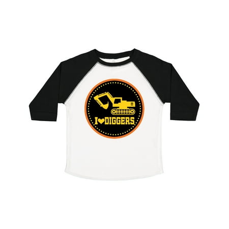 

Inktastic Digger Construction Truck Boys Gift Toddler Boy Girl T-Shirt