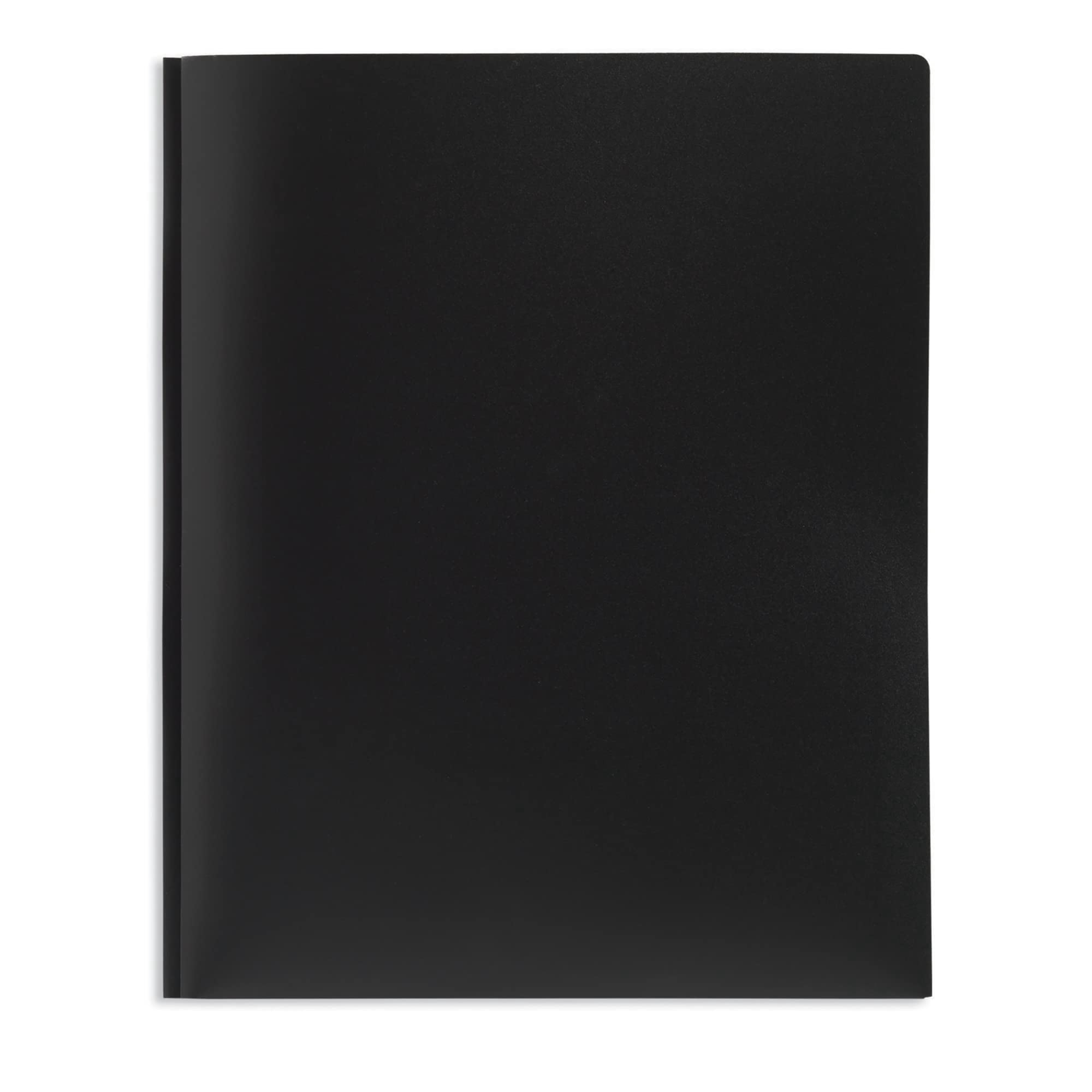 Office Depot® Brand 2-Pocket School-Grade Poly Folders With Prongs, 8-1/2" x 11", Assorted Colors, Pack Of 48