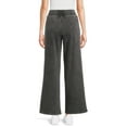 thumbnail image 3 of Self Esteem Juniors Washed Wide Leg Sweatpants with Slits, Sizes XS-XL, 3 of 5