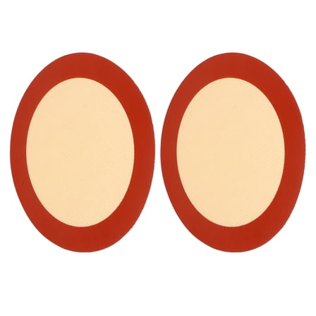 2pcs Silicone Baking Round Mats Silicone Mat for Pizza Cake Non-Stick Reusable Baking Sheets