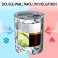 thumbnail image 2 of Floral 12oz Stainless Steel Coffee Mug – Double-Wall Insulated Cup with Spill-Resistant Lid, 360° Full-Print Design, Keeps Drinks Hot & Cold for Home, Office, Travel,Thanksgiving,Christmas, Spring, 2 of 5