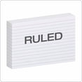 thumbnail image 2 of baomifa-Ruled Cartes d'Index, 4 Pouces x 6 Pouces, Blanc, 10 Paquets de 100 (41), 2 of 4