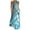 Light Blue, variant on IROINNID Women's V-Neck Shift Dress Casual Loose Printed Beach Sleeveless Dresses Full-Length Dress