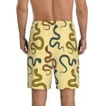 thumbnail image 3 of Kdxio Various Snake Print Mens Sleep Shorts Bottoms Soft Comfy Pajama Wear Pants with Drawstring Pockets, 3 of 7