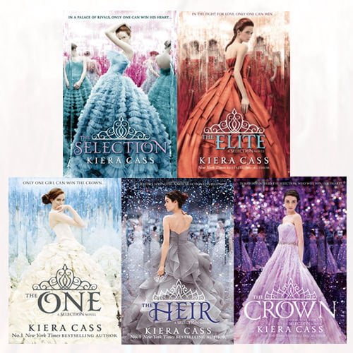 Pre-Owned Kiera Cass Selection Collection 5 Books Bundle (The Selection, Elite, The One, The Heir, The Crown)