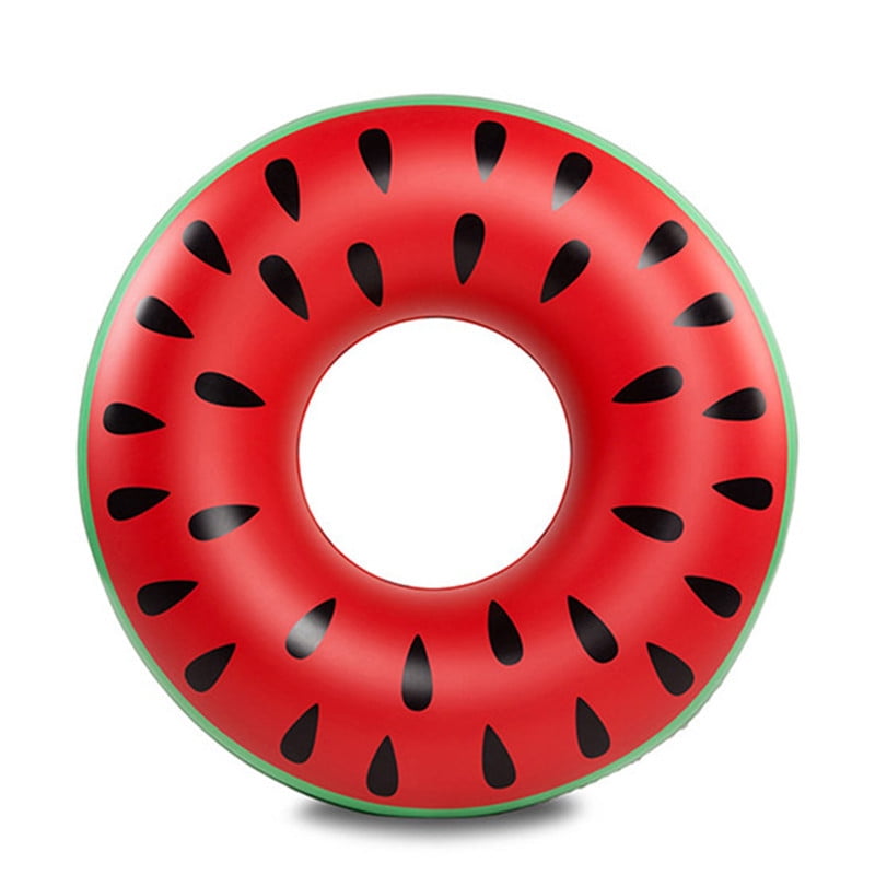 Watermelon Pool Float, Inflatable Rubber Ride for Kids and Adults