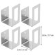 thumbnail image 3 of 4Pcs Multi-functional Kitchen Pot Lid Drying Rack Pot Lid Metal Storage Rack, 3 of 3