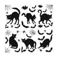 thumbnail image 3 of Adhesivos de Halloween para ventanas, espeluznantes, de PVC, impermeables, con forma de gato negro. 264 cm x 18 cm x 01 cm, 3 of 9