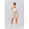thumbnail image 6 of Pinspark Womens Athletic Sweat Shorts Loose Workout SweatShorts High Waisted Exercise Short Comfy Casual Lounge Shorts with Pockets, 6 of 6