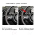thumbnail image 3 of Red Carbon Fiber Shift Paddles For Mini R56 Lci Clubman R55 R57 R58 R59 R60 Steering Wheel Paddle E, 3 of 5