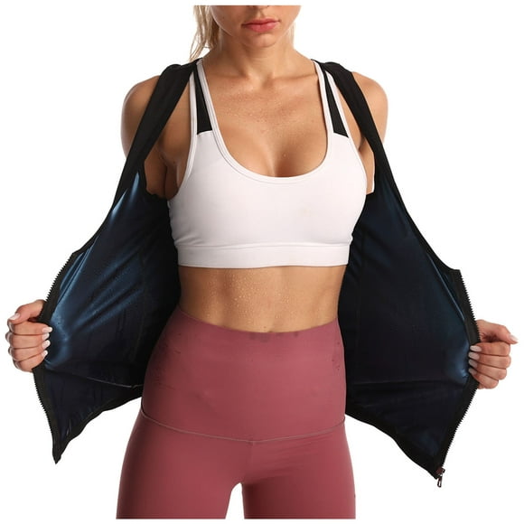 EQWLJWE Women Sports Sweat Shapewear Chest Support Abdomen Body Shaper Vest TopCorset Lingerie For Women