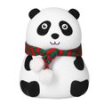 thumbnail image 2 of Luz nocturna con forma de Panda, lámpara de silicona con carga USB que cambia de 7 colores para dormitorio, habitación de niños, patrón de ojos grandes, 2 of 8