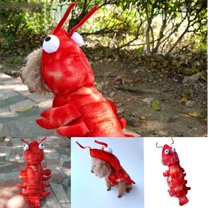 Cheers.US Dog Costume Lobster Pet Halloween Christmas Cosplay Dress,Funny Style Halloween Pet Two-legged Coat for Puppy