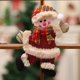 thumbnail image 3 of (1 piece) 18*13cmChristmas Tree Decorations New Year Holiday Santa Claus Ornaments Snowman Elk Christmas Tree Pendant, 3 of 5