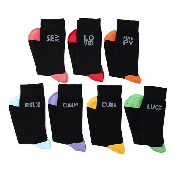 Biggdesign Moods Up 7 Pcs Men's Socks Set