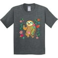 thumbnail image 3 of Inktastic Sloth Cute for Girls Youth T-Shirt, 3 of 5