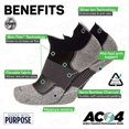 thumbnail image 4 of OS1st AC4 Blister Protection Double-tab Active Comfort Socks  WHITE, 4 of 4