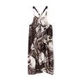 thumbnail image 2 of VISgogo Pantalones con tirantes estampados de Halloween para mujer, overoles holgados con cuello en U, S/M/L/XL/XXL VISgogo  moda, 2 of 9
