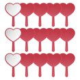 thumbnail image 1 of Uxcell 15 Pcs Espejos de Mano, Espejos de Mano en Forma de Corazón con Mango, Espejo de Maquillaje Portátil de un Solo Lado para Mujeres y Niñas, Cosmético, Pestañas, Hogar, Viaje, Rojo, 1 of 7