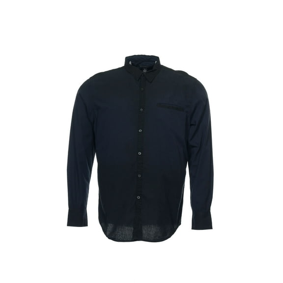 INC International Concepts Blue Checked Button Down Shirt Sport , Size XLarge