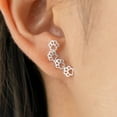 thumbnail image 4 of Cute Paw Print Animal Lover Alloy Earrings 1.08X0.39in Jewelry for Dog Cat Lovers Daily Gift, 4 of 5