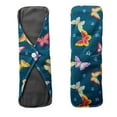 thumbnail image 4 of Aslana 6-Pack Women Cloth Menstrual Sanitary Pads with Wings. Reusable & Washable. 3 Sizes Available for Overnight Heavy flow, Daily flow or Pantyliner., 4 of 5