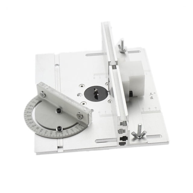 Router Table Insert Plate For Woodworking Benches Table Saw With Miter Gauge Guide Aluminium Profile Fence Sliding Brackets ,Easy to Use