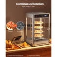 thumbnail image 4 of KFFKFF Commercial Food Warmer Display, 4-Tier Pizza Warmer with Rotary Steam Heating for 14 in Pizza, 86℉~185℉  and Temp Display, 25W Oven Light, 4 of 9