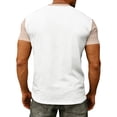 thumbnail image 5 of Fabrcox S-4XL Mens Short Sleeve Shirt Big and Tall V Neck T Shirts for Men Color Block Outdoor Running Mens Summer Shirts with Pocket, 5 of 8