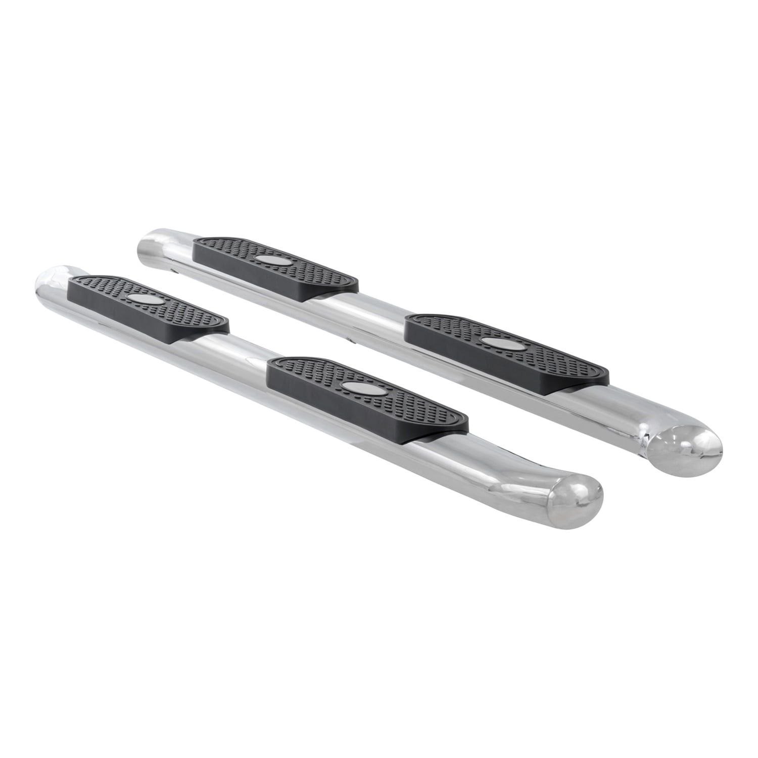 Aries Automotive S224009-2 The Standard; 4 in. Oval Nerf Bar Fits select: 2011 ,2013 CHEVROLET SILVERADO K1500 LT