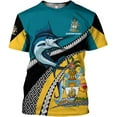 thumbnail image 6 of Personalized Bahamas Shirt 3D Custom Bahamas Flag Shirt for Men and Women Bahamas Pride Shirt (T-shirt, 4XL), 6 of 7