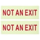 thumbnail image 1 of 2 unidades de letreros de "No es una salida" para negocios. Letrero de "No es una salida" para puerta. Letrero que brilla en la oscuridad., 1 of 7