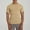 Khaki, variant on YLSDY Fashion Men's Cable Knit Shirts Summer Fall Short Sleeve Textured Tees Stretch Soft Crew Neck Muscle Undershirts Pullover Black L