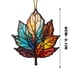 thumbnail image 2 of Acrylic Flat Printing Leaves Christmas Decorations Christmas Tree Decorations Hanging Pendants, 2 of 5