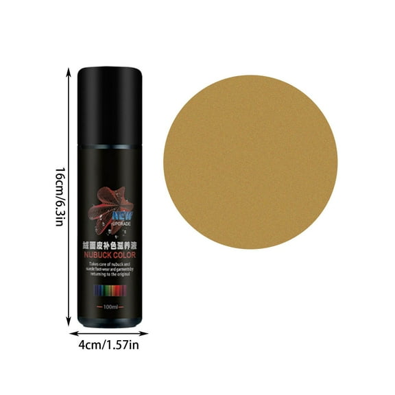 Suede Color Restoration Spray - Nourishing, Easy to Use, Revives Faded Leather for Shoes, Boots, Bags, Jackets, Furniture - Suede Refurbisher for Quick Repairs and Care Solutions