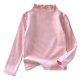 thumbnail image 2 of Blusas y camisas de manga larga con cuello redondo para niños, sudadera deportiva informal de color liso con cuello redondo y manga larga para niñas, top de poliéster, 2 of 5