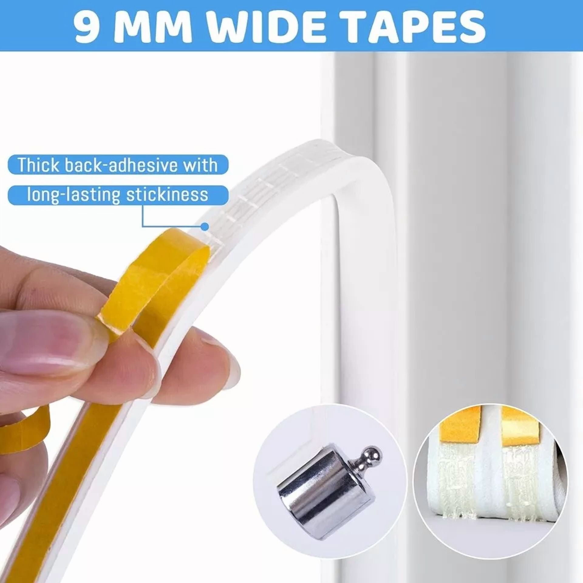 BUTTERFLY- 66 Feet Self Adhesive Door Seal Strip Window Stripping Weather Strips House Roll