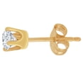 thumbnail image 2 of 1/2 Carat Diamond Stud Earrings (I2I3 Clarity, JK Color) 14kt Gold, 2 of 4