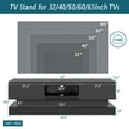 thumbnail image 3 of Litake Modern TV Stand With LED Lights TV Console Storage Cabinets Easily Assemble TV Cabinet For Living Room Bedroom, 3 of 8