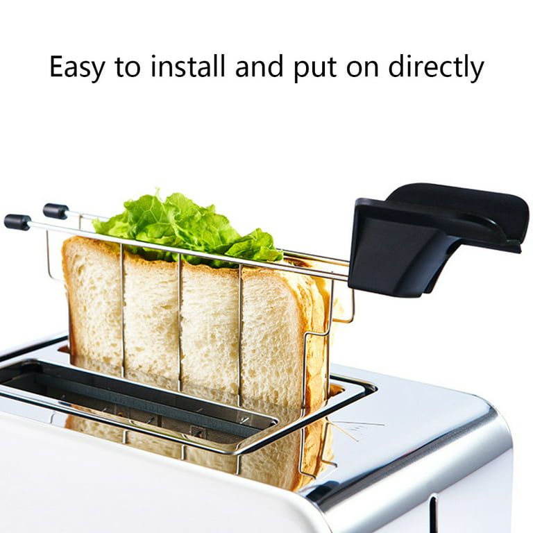 Foldable Bread Warming Rack Stainless Steel Sandwich Holder Cage