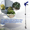 thumbnail image 2 of Brand New Foldable Long Reaching Pick Up Tool 83CM Claw Gripper Grabber Kitchen Tool blue blue, 2 of 8