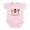 Petal Pink, variant on CafePress - Peace Love Radiology Infant Bodysuit - Baby Light Bodysuit, Size Newborn - 24 Months
