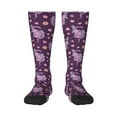 thumbnail image 2 of Lsque Snake And Flower Printed Crew Socks Men's Women's LightWeight Thin Casual Calf Socks ,Knee High Socks,Cotton Socks, 2 of 9
